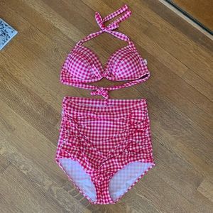 Vintage Style High-waisted Bikini
